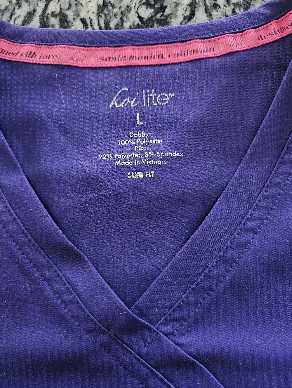Koi Philosophy Scrub Set In Grape - Picture 5 of 10